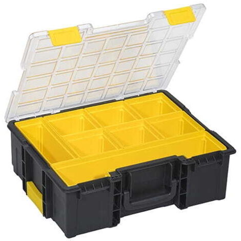 Organizador EuroPlus con 8 contenedores amarillos - 435x350x145 mm (1/3)