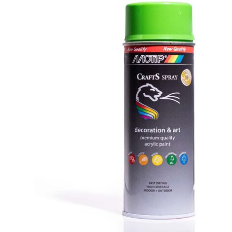 Pintura acrílica en aerosol RAL 6018 Verde claro 400ml ARTESANÍA (1/5)