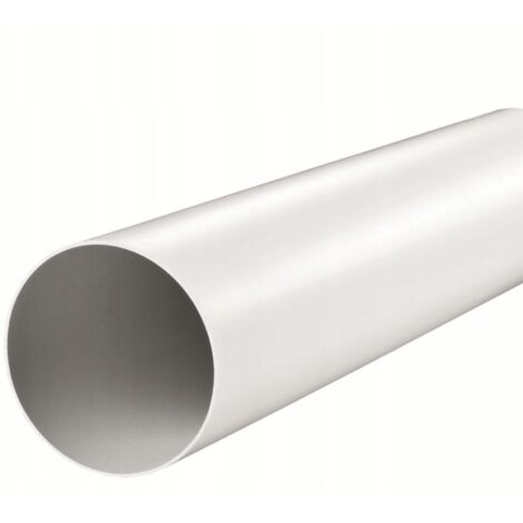Conducto redondo 100 mm 1 m PVC VENTS 1100-4