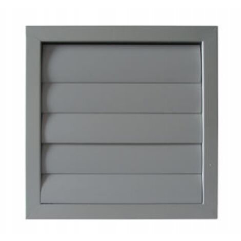Persiana de ventilación por gravedad de 805x805 mm para montaje en pared. (1/4)