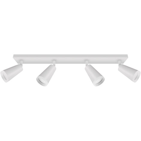 Lámpara de pared blanca IP20 móvil sana GU10 4x35W Ideus 04147 (1/2)