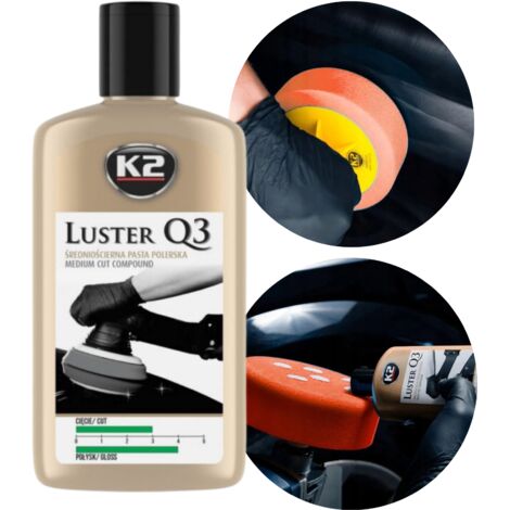 Pasta de pulido para pulir pintura de coche K2 LUSTER Q3 250 g Verde (1/4)