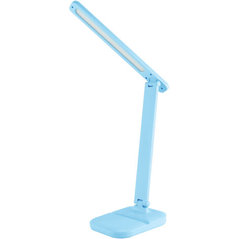 Lámpara de escritorio LED de 5W con regulador de intensidad e interruptor táctil, color azul, ZET Ideus 04225 (1/2)