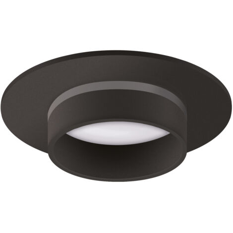 Foco empotrable fijo GU10 IP20 redondo negro Zodiac Ideus 04117 (1/2)