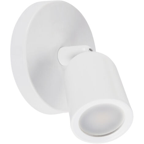 Aplique de pared blanco IP20 móvil tipo bogna GU10 20W Ideus 03982 (1/2)