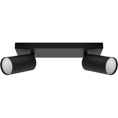 Lámpara de pared y techo negra 2L 2x35W GU10 IP20 manam Ideus 03764 (1/2)