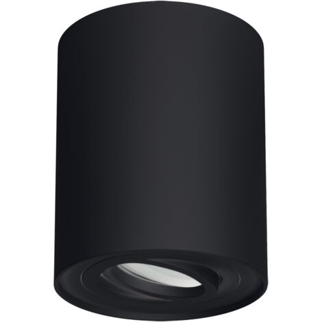 Lámpara de techo tubular negra de 35W, casquillo GU10, Ideus 03713 (1/2)