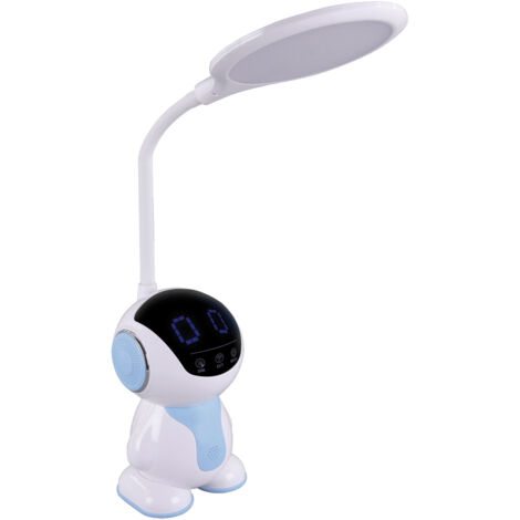 Lámpara de escritorio LED de 7W con color de luz ajustable e interruptor táctil, blanca, modelo Ideus 09814. (1/2)