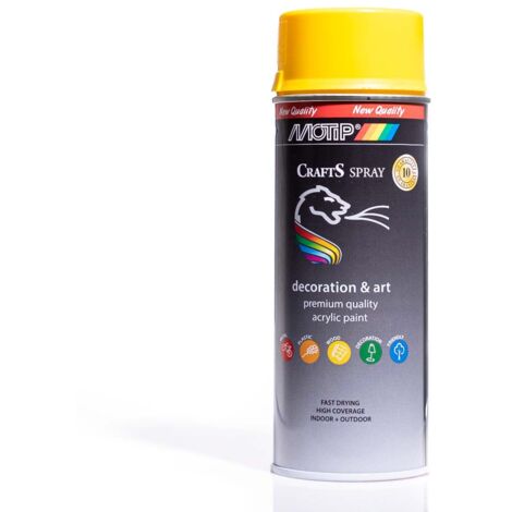 Pintura acrílica en aerosol RAL 1021 Amarillo 400ml MANUALIDADES (1/5)