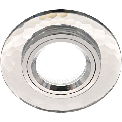 Foco de techo transparente 50W GU10 IP20 hanna Ideus 02922 (1/2)