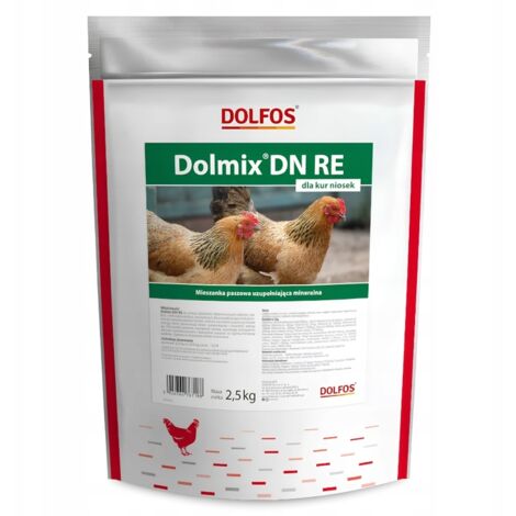 Vitaminas para gallinas ponedoras DOLFOS DOLMIX DN RE 2,5 kg Mezcla de pienso