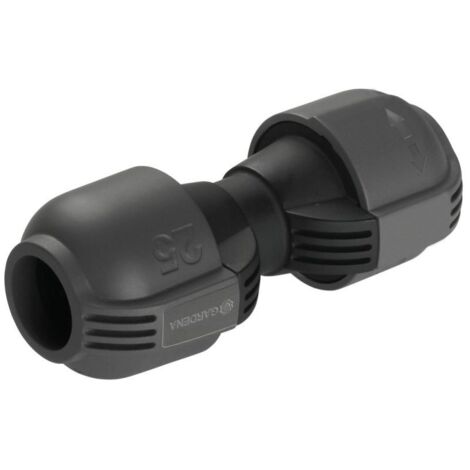 Conector Gardena de 25 mm 2775-20 para extender tubos de montaje.