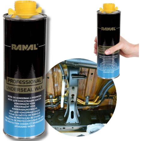 Cera Premium Anticorrosión 1L RANAL Cera Gruesa para Bajos