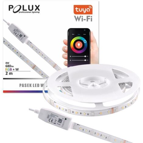 Tira de LED Wi-Fi inteligente Tuya de 2 m, WW-CW+RGB, 8 W, 680 lm, 313898 (1/2)