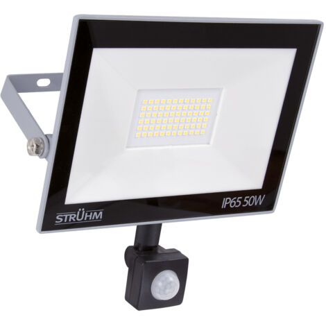 Foco LED con sensor de movimiento 50W 6500K 4000lm IP65 kroma ideus 03707 (1/2)