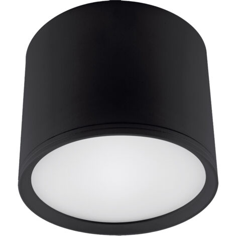 Lámpara de techo LED Rolen negra de 10W, 4000K, 840lm, Ideus 03781 (1/2)
