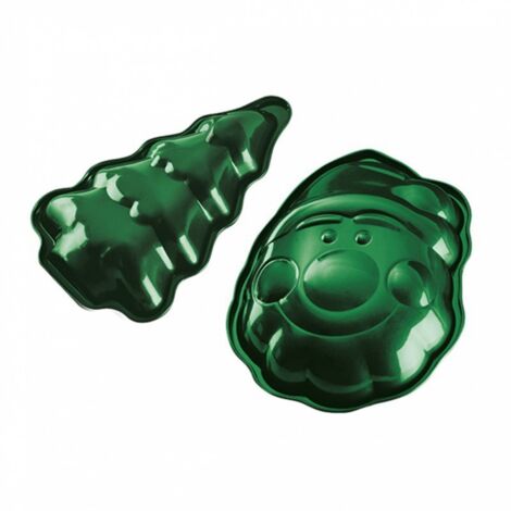 Juego de 2 moldes para galletas navideñas BERLINGER HAUS Esmeralda BH-6949 (1/3)