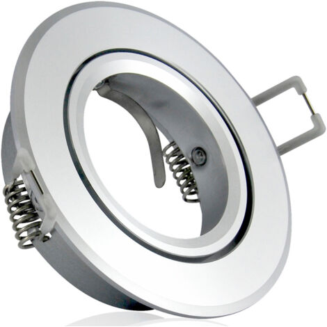 Marco redondo de aluminio EAST OPAL, plata brillante - 301543 (1/4)