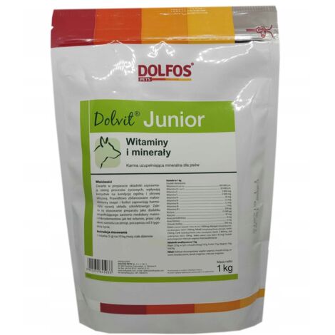 DolVit Junior vitaminas cachorro perro joven 1 kg