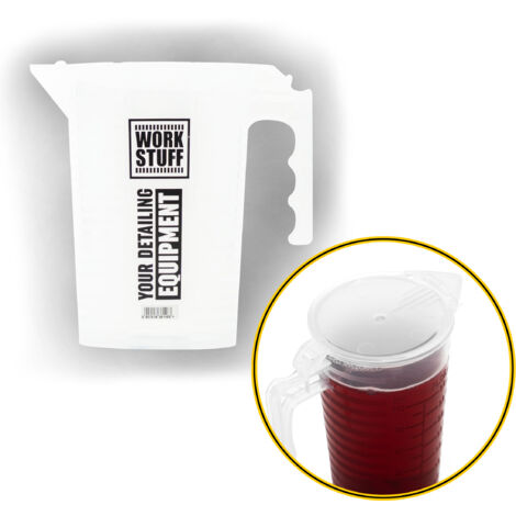 Medida de líquidos con escala Taza medidora de química 500 ml MATERIAL DE TRABAJO (1/3)