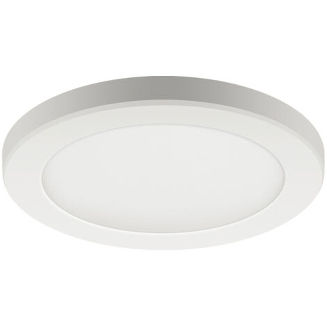 Lámpara de techo LED con color de luz ajustable, 12W, 1160lm, redonda, blanca, Olga Ideus 03767 (1/2)
