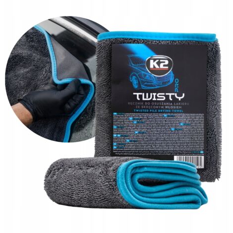 Toalla absorbente pequeña para secar pintura de coche K2 TWISTY PRO 60x40 cm (1/5)