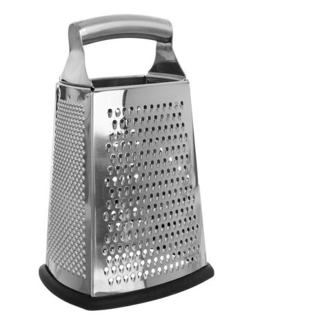 Rallador de cocina de acero de 4 caras, 24 cm (1/3)