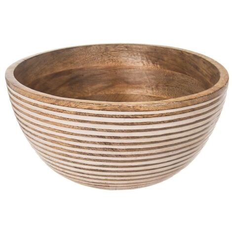 Bol de madera MANGO de 25 cm, 3 l (1/4)