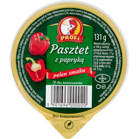 Paté Profi con pimientos 131 g (1/2)