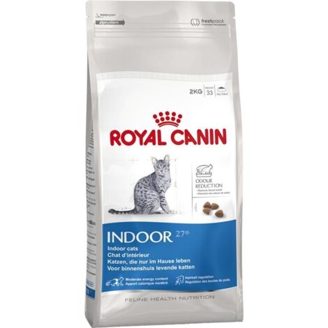 Pienso ROYAL CANIN INDOOR 27 para gatos de interior - 4Kg (1/4)
