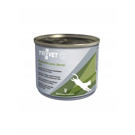 TROVET Hipoalergénico HRD con carne de caballo - alimento húmedo para gatos - 12 x 200 g (1/3)