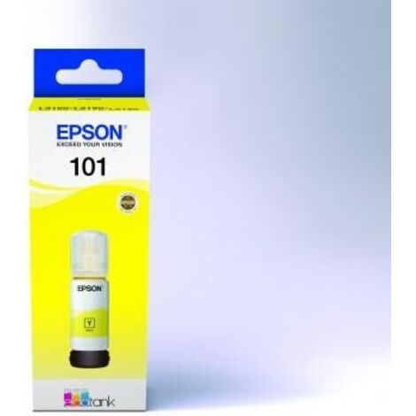Botella de recarga de tinta Epson 101 EcoTank (C13T03V44A), amarilla (1/2)