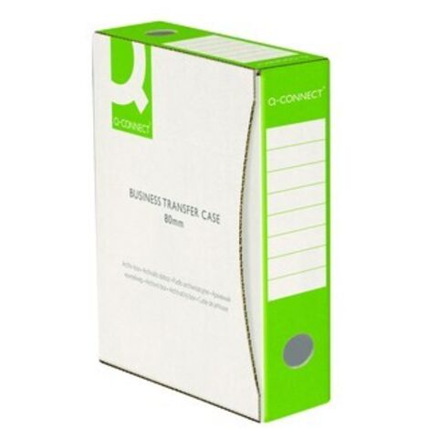 Caja de archivo de cartón A4, verde: ideal para guardar documentos