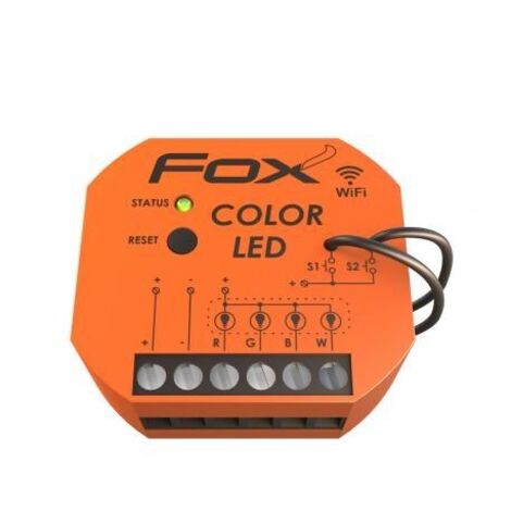 Controlador LED RGBW Wi-Fi Color LED FOX 12/24V