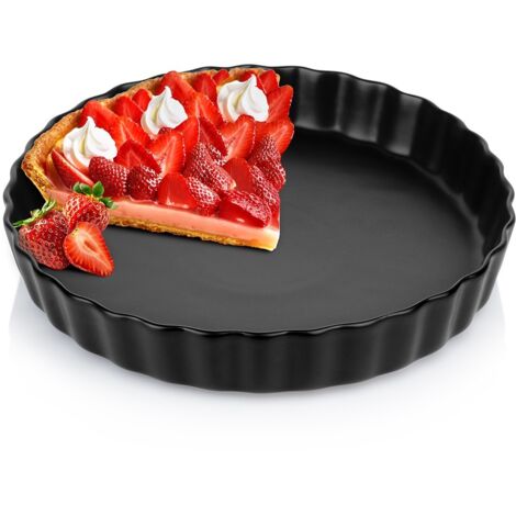 Molde de cerámica para tarta, negro, 24,5 cm (1/5)