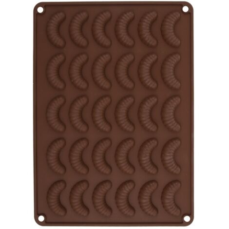 Cortador de galletas de silicona naranja para croissants SILLINIE (1/5)