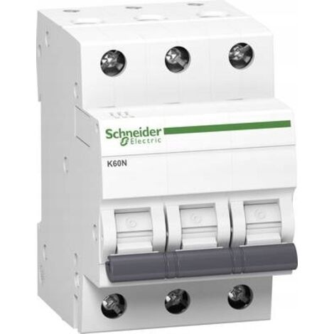 Interruptor automático de sobrecorriente K60N C 40A 3P 3M 6KA ACTI 9 A9K02340
