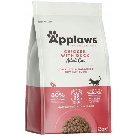 APPLAWS CAT Pollo y Pato - Pollo y Pato 7,5 kg (1/2)