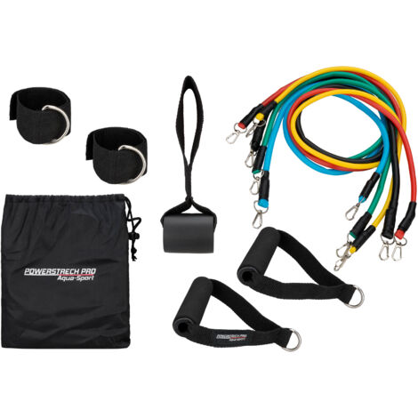 Juego de 5 bandas de resistencia Aqua-Sport Powerstrech Pro Expander AS6789 (1/5)
