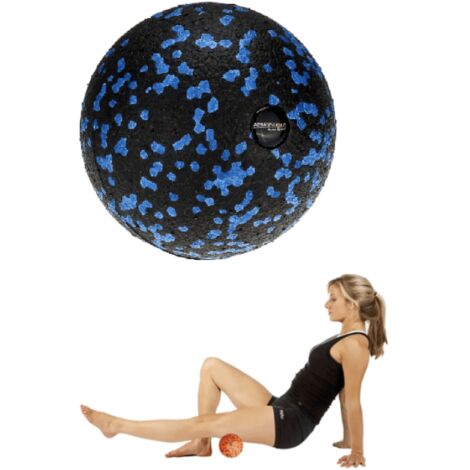 AQUA-SPORT POWERSTRECH PELOTA EPP DE 8 CM RODILLO NEGRO-AZUL AS06139 (1/2)