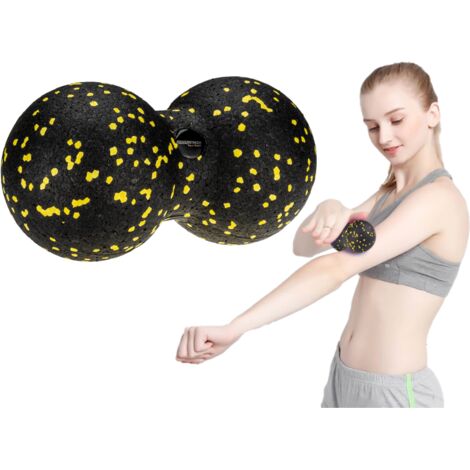 AQUA-SPORT POWERSTRECH EPP DUOBALL RODILLO NEGRO-AMARILLO AS04144 (1/5)