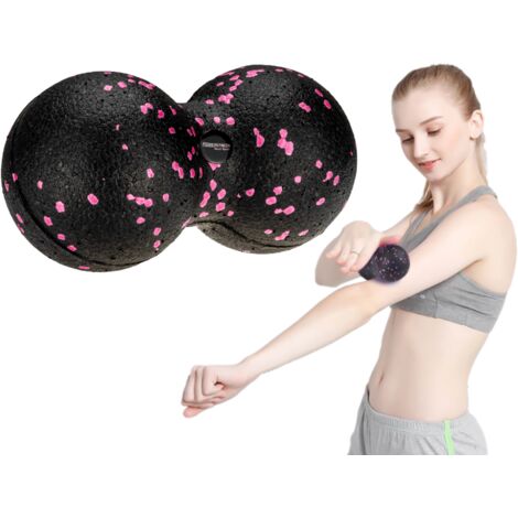 AQUA-SPORT POWERSTRECH EPP DUOBALL ROLLER NEGRO-ROSA AS04143 (1/5)