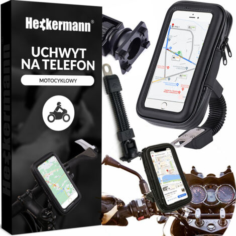 Bolsa para teléfono móvil Heckermann MT1 SMALL para motocicleta, para teléfonos de hasta 5,5 pulgadas. (1/5)