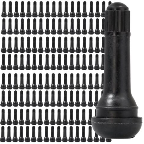 VÁLVULA TR414 PARA RUEDAS SIN CÁMARA, 100 PIEZAS, RUEDAS DE CAUCHO PARA COCHE (1/5)