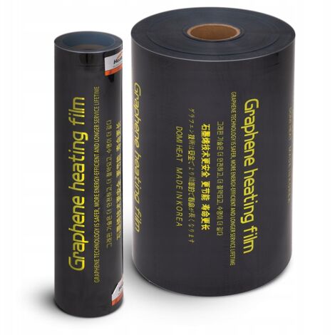 Lámina calefactora infrarroja de grafeno Cronos 220W/m2 50cm - 1mb