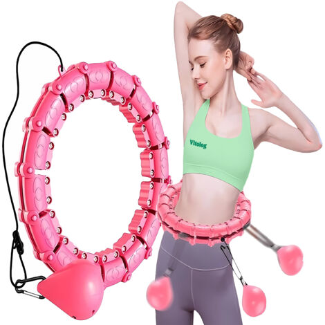 Aro de hula hoop BC Slimming con pelota de peso con tachuelas y peso inteligente (1/5)
