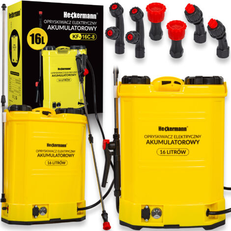 Pulverizador eléctrico Heckermann KF-16C-8 de 16 litros