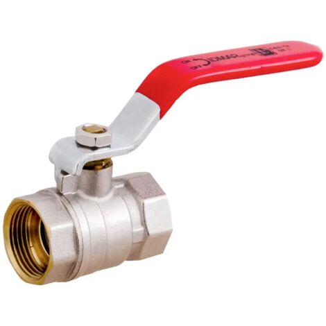 Válvula de bola HAUSTECH de 1" para agua, rosca hembra/rosca hembra (GW/GW DN25)