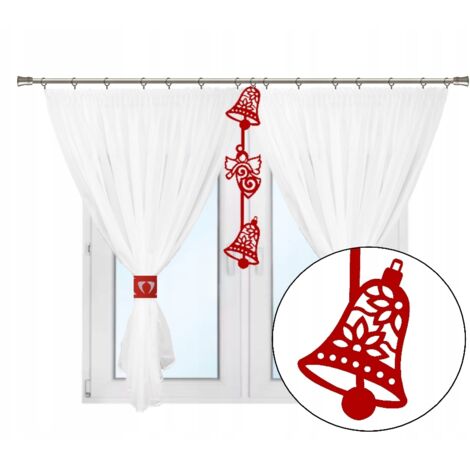 Adorno navideño calado para cortinas (1/5)