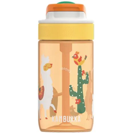 Botella infantil Kambukka Lagoon naranja 400 ml hermética (1/5)